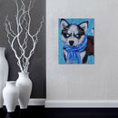 Dog Cartoon Animal Full Drill Cute Husky Dog Special Shaped Diamond Paintin G9O8