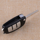 3-Button Flip Remote Key Fob Case Shell fit for Ford Fiesta Focus Mondeo Kuga Hf