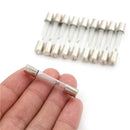 10Pcs 6 x 40mm Axial Glass 900mA 0.9A 5KV Fuse Tubes for Microwave Oven OZ