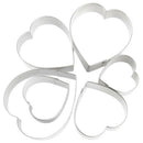 Heart Shaped Cookie Cutters, Stainless Steel Biscuit Pastry Cutters