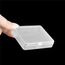 2pcs Transparent Plastic StorageBox Clear Multipurpose Parts Product Small BoxBX