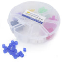1box Dental color code rings silicone disinfection orthodontic dentist lab&M