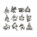 12pcs Tibetan Constellations Charms Pendants Diy Necklace Bracelet Crafts Gift !