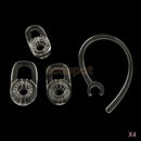 4x Universal Replacement Spare Earhook Earbuds for Plantronics Headphone White