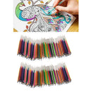 200Pc Fluorescence Neon Gel Pen Refills Coloring Drawing Craft Markers Pen 0.8mm