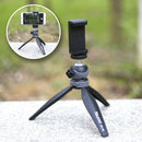 Mini Tripod with Removable Ball Head Table Top Stand for 1/4'' Screw Cameras