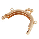 5x4cm Metal Purse Arch Frame Ball Kiss Clasp Lock for DIY Coin Bags Making