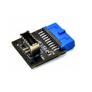 Front Panel Socket USB 3.0 19 Pin to TYPE-E 20Pin Header Extension Adap Hn