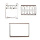 Baby cot Plastic Cookie Cutter Fondant Cutter Cake Mold Cake Decorating ToolBX