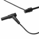 2x Security 4MM Banana Plug to Test Hook Wire Cable Set For Multimeter 3A 1