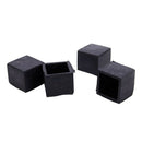 4pcs 25x25mm Square Floor Protector Table Chair Foot Leg End Tip Pad N8X9