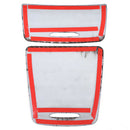 Carbon Abs Center Storage Box Panel Trim Ashtray Cover Car Stickers for Mer