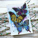 DIY Butterfly Special Shaped Diamond Painting 50 Pages A5 Sketchbook Crafts
