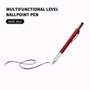 Multi-functional Level Ballpoint Pen Handy Tech Screwdriver Random (Black) A