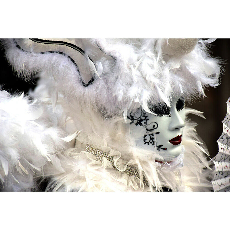 1000pcs DIY Paper Jigsaw Puzzle White Feather Decoration Room Picture Gifts