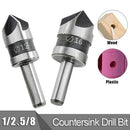 2pcs Countersink Drill Bit 82 Degree Point Angle Chamfer Countersinking Cutte â„–[