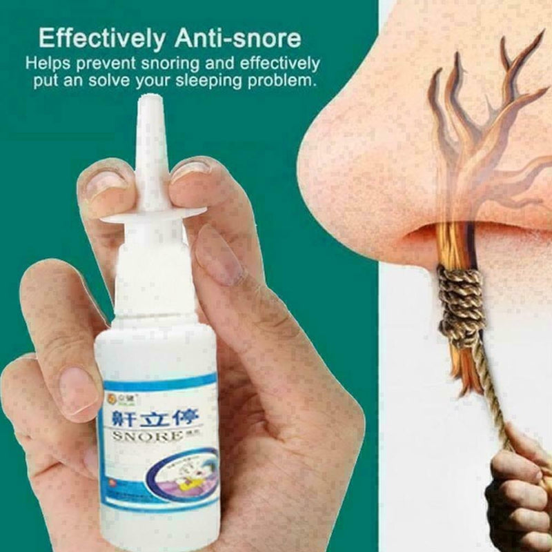 Anti Snoring Spray Stop Relief Snore Solutions Sleep moisture Apnea B5K9 Br E8U6