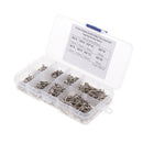 800pcs M2 4-20mm Carbon Steel Cross Flat Head Self Tapping Screws