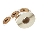 Christmas Stickers Roll 500pcs Adhesive Labels Kraft Paper with Xmas Tree,