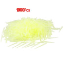 Laboratory Clear Yellow 200UL Lab Liquid Pipette Pipettor Tips 1000 Pcs X5X9