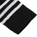 Old School White Stripe on Black Knee High Athletic Sports Tube Sock / Grea K6W3