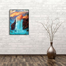 5D DIY Full Drill Diamond Painting Waterfall Embroidery Mosaic Wall Arts