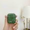 Suitable for AirPods case Luxury green marbled Bluetooth headset set l y