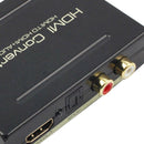 HDMI Audio Extractor Splitter to SPDIF Optical RCA Stereo L/R Analog Conver K2O7
