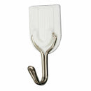 6pcs Wall Door Self-Adhesive Hook Tile Glass Bathroom Kitchen Sticky Hanger N6X3