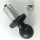 Motorcycle Bicycle Bracket Black Fork Base With 1 Inch Ball Head For Ram Mo B5B7