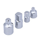 4pcs Sleeve Variable Square Adapter Large In The1/2 3/8 1/4 Conversion Head