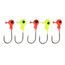 45pcs/lot Soft Fishing Baits Lead Head Hooks Simulation Lures Tackle