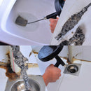 Hand-operated Drain Auger w/ Pipe For Toilet Sewer Blockage Dredge Clog Remover