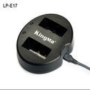 LP-E17 Battery USB Dual Charger For Canon M3/M5/M6/760D/750D/800D/77D