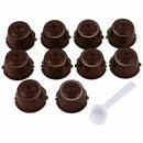 10 PCS Rechargeable Reusable Coffee Capsule Filter for Nescafe Dolce Gusto  M8M4