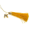 50pcs Adjustable Tassel End Cap Cover Connector Beads Lily Flower Design Jewelry