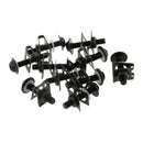 20PCS Motor Body CNC M6 Fairing Bolts Fastener Clips Washes Screw Nut Black