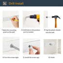 Paper Towel Holder Wall Mounted for Kitchen 13 Inch, Bathroom Tissue Roll H