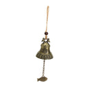 Chinese Feng Shui Style Garden Bell Wind Chime Ornament Rustic 23cm Long