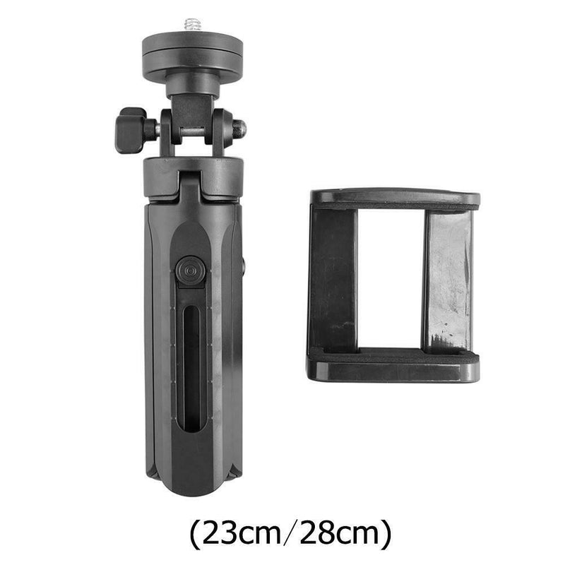Telescopic Smartphone Tripod Stand Handle Grip Selfie Stick with Phone Clip