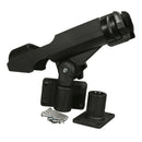 Recessed Fishing Pole Holder ABS Plastic Holder For Kayak Boat Black