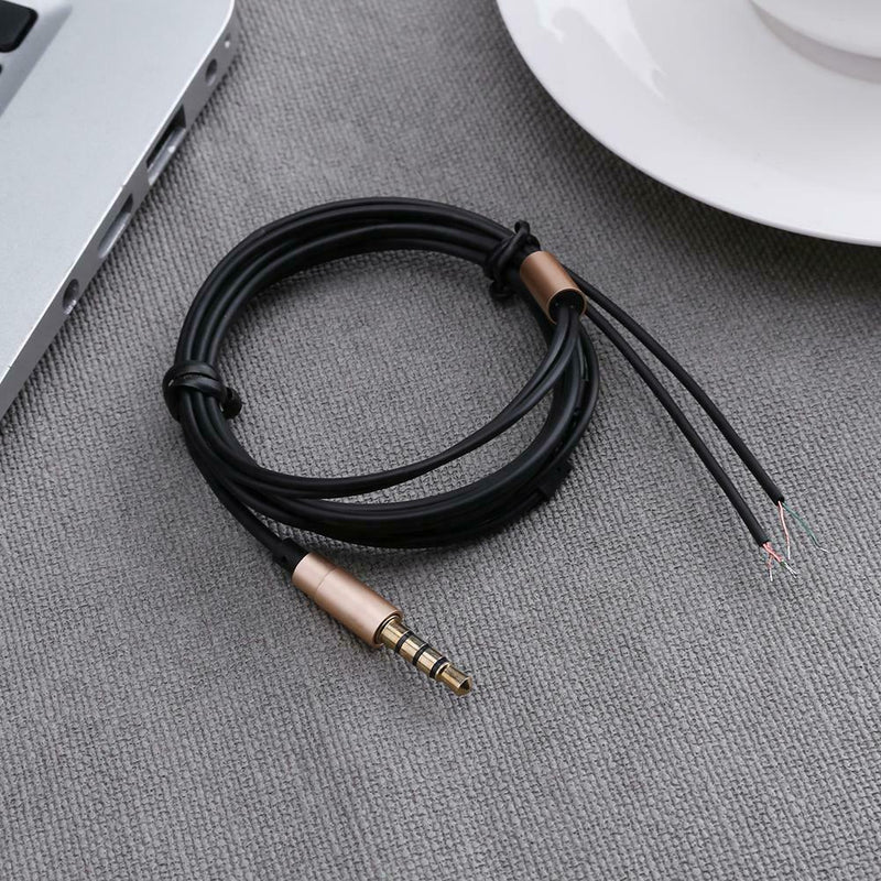 1.25m/4.1ft 3.5mm DIY Earphone Audio Cable Headphone Replacement Cable Line A