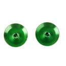2pcs Green Chrome Joystick Cap Cover Shell for Sony PS4 Xbox One Controller