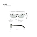 Photochromic Sunglasses Men Polarized Eyewear Transition Lens Driving Glasses UK