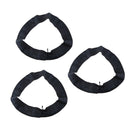 3pcs Durable Black Rear Wheel Inner Tube Replacement Motorcycle Tires Parts