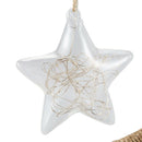 Hemp Rope Night Light Bedside Table Lamp Star Shaped Design Desk Light Lamp