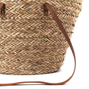 new Straw+Polyester bag fashion leisure straw bag quality craft paper holid