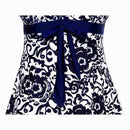 Women's Halter Shaping Body One-piece Swimsuit Plus Size Swimwear Navy Blue