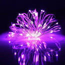USB LED String Fairy Lights Copper Wire Christmas Lamp w/RC (Pink Light)