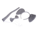 3Pce/set Elephant Animal Zoo Headband Ears Bow Tail Fancy Dress For Kids Gift Gw